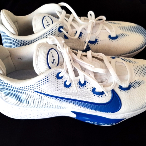 NWT 🏀 Nike Air Zoom BB NXT TB Promo White/ Game Royal size 15.5 - Picture 2 of 8